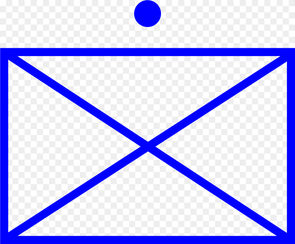 Open Nato Infantry Symbol, Envelope, Mail Png