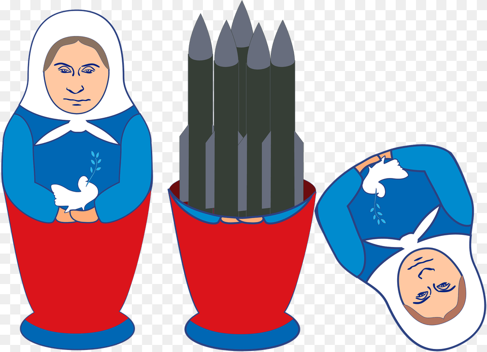 Open Nesting Doll Full Of Missiles Clipart, Baby, Face, Head, Person Free Png