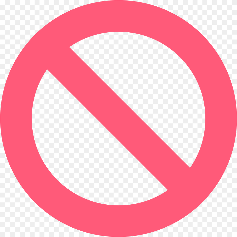 Open No Entry Sign Transparent, Symbol, Road Sign, Disk Free Png