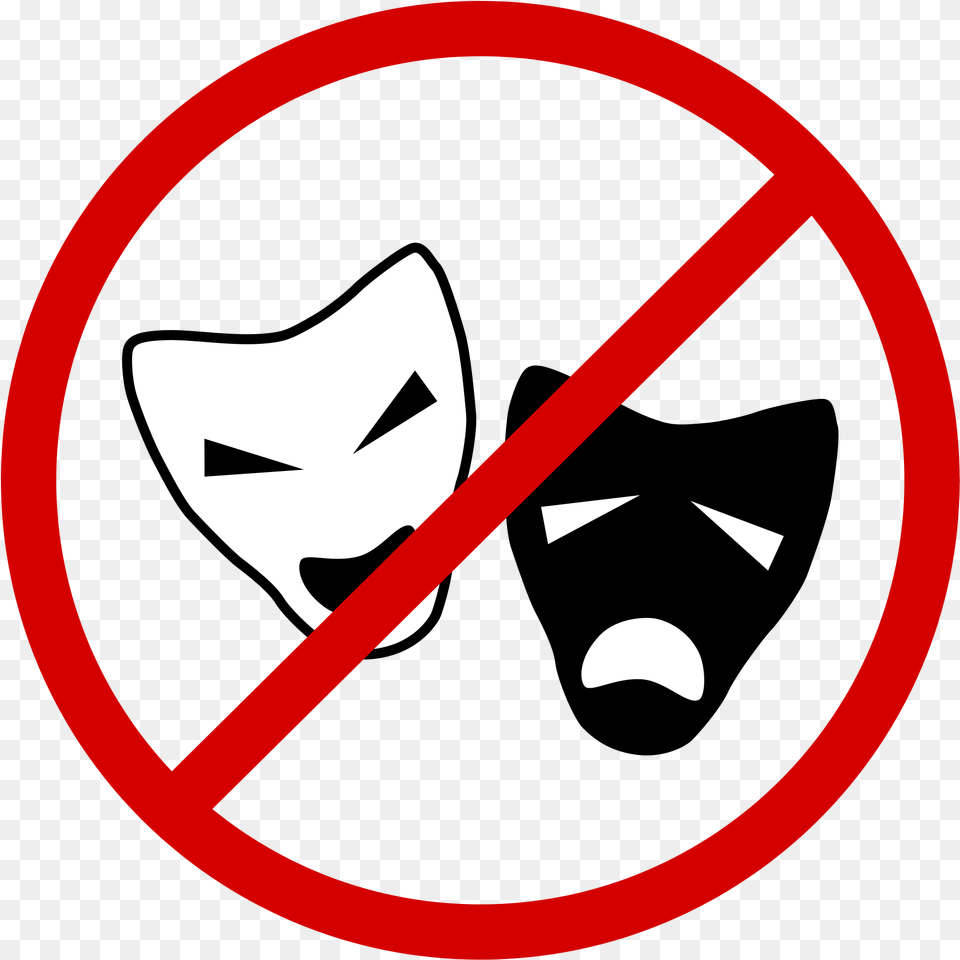 Open No Masks Allowed Sign, Symbol, Road Sign Free Transparent Png