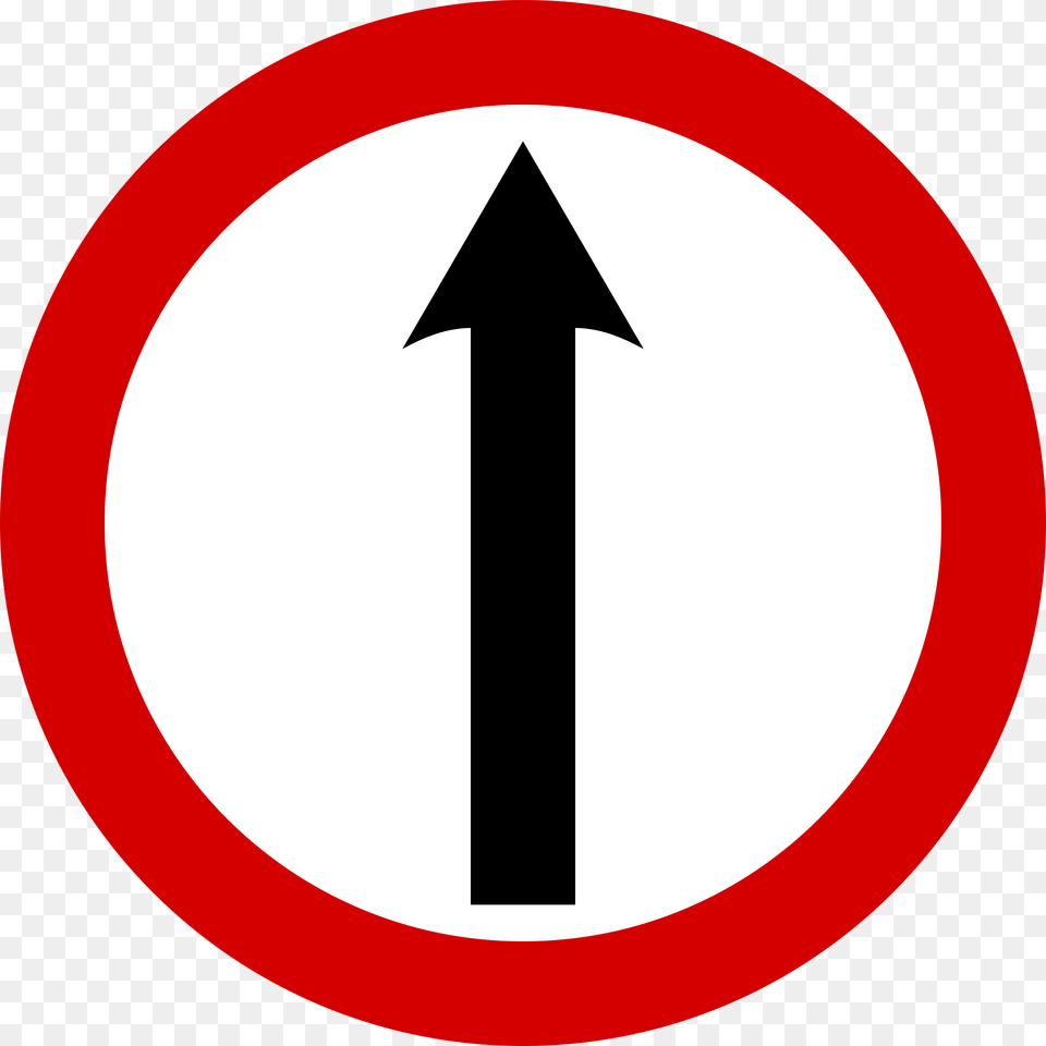 Open No Straight Ahead Sign, Symbol, Road Sign Png Image