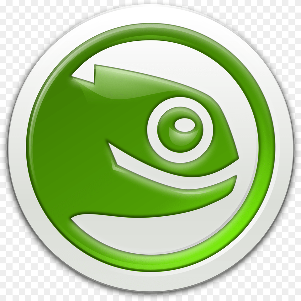 Open Opensuse Logo, Green, Disk Free Transparent Png