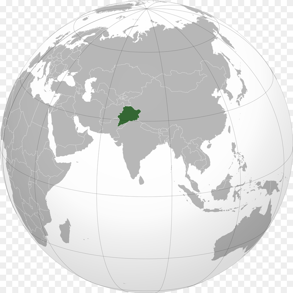 Open Pakistan Map On Globe, Astronomy, Outer Space, Planet, Sphere Free Png