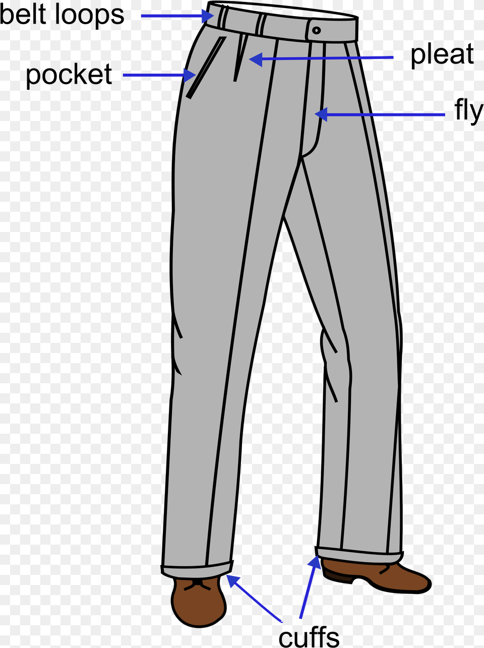 Open Part Of Trousers, Clothing, Pants, Home Decor, Linen Png Image
