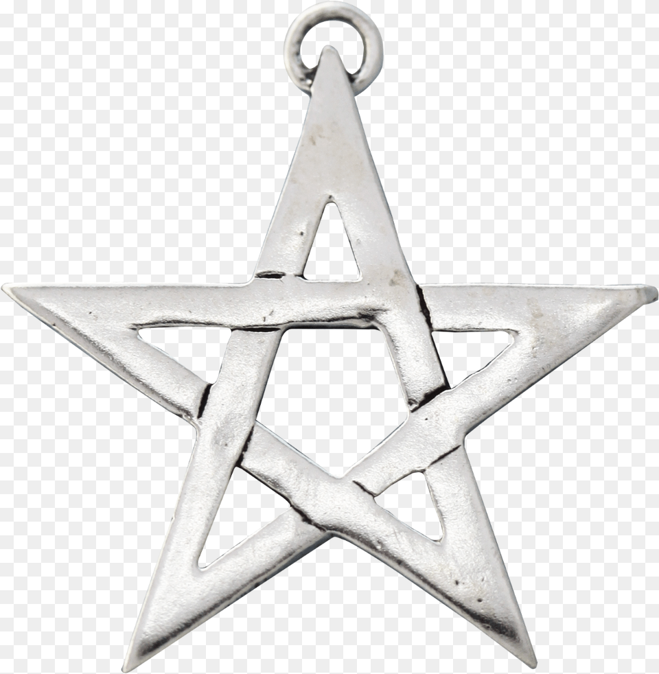 Open Pentagram Pendant, Accessories, Star Symbol, Symbol, Blade Png Image