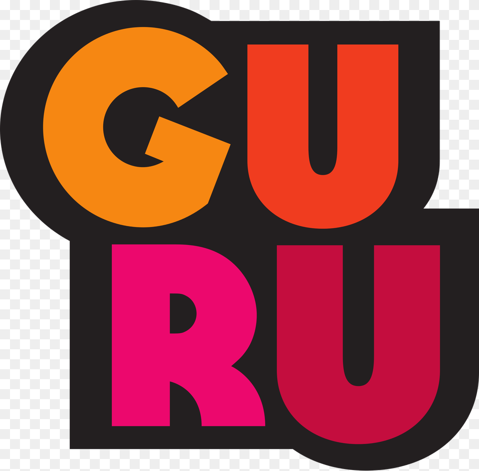 Open Pluspng Com Guru Guru Studio Logo, Number, Symbol, Text Free Transparent Png