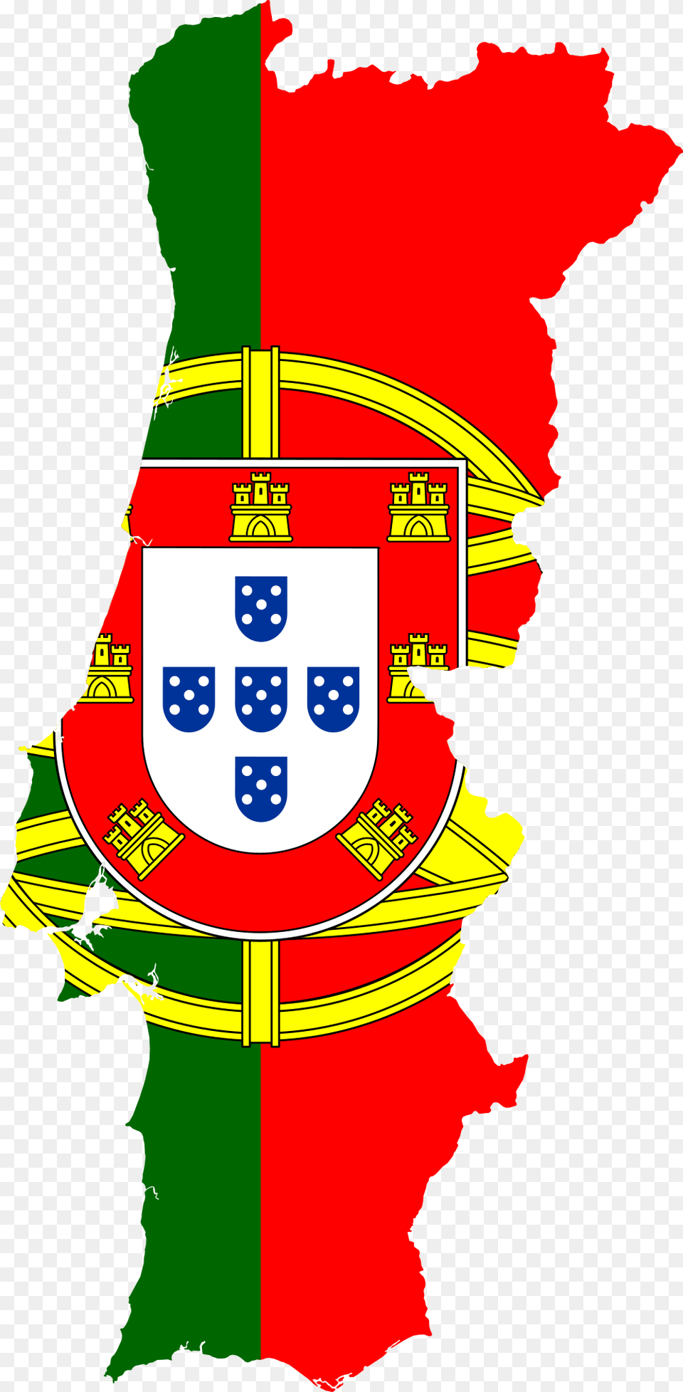 Open Portugal Flag Map, Person Free Png Download