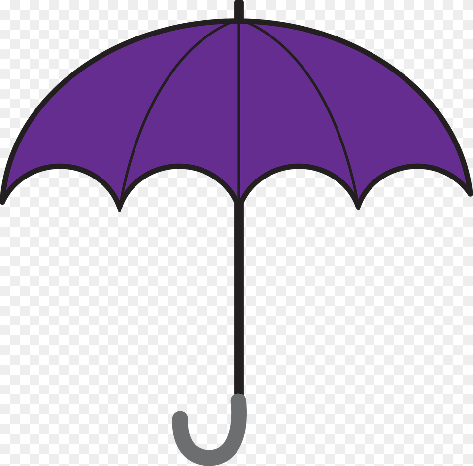 Open Purple Umbrella Clipart, Canopy Free Png