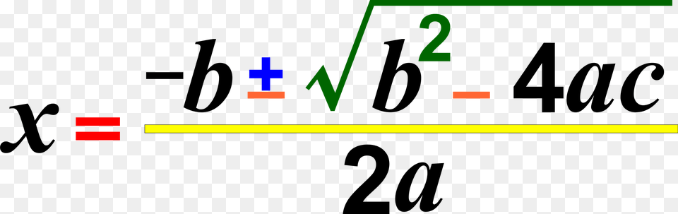Open Quadratic Formula, Number, Symbol, Text Png
