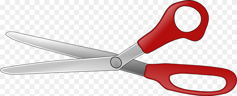 Open Red Scissors Clipart, Blade, Shears, Weapon Free Png Download