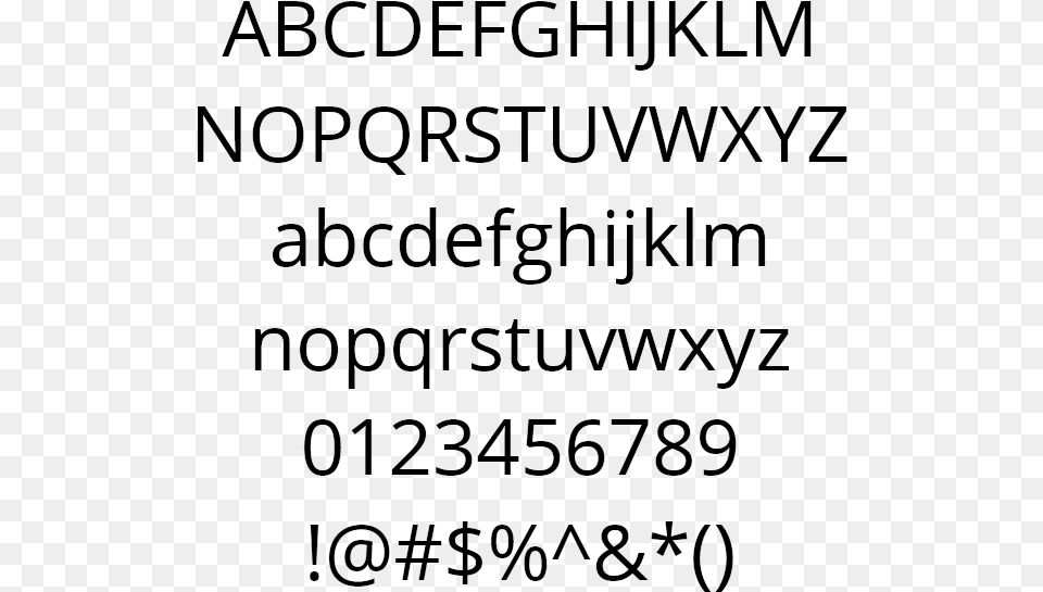 Open Sans Example Play Sans Serif Font, Gray Free Transparent Png