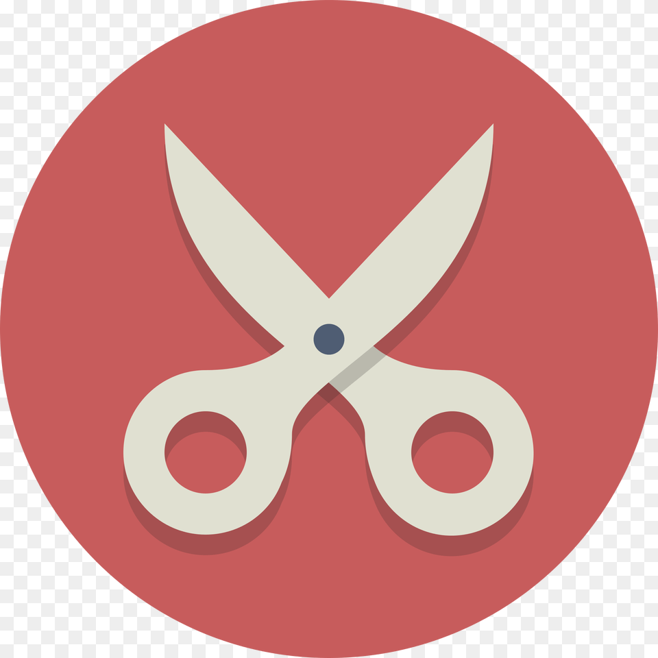 Open Scissors Icon Round, Blade, Shears, Weapon, Animal Free Png Download