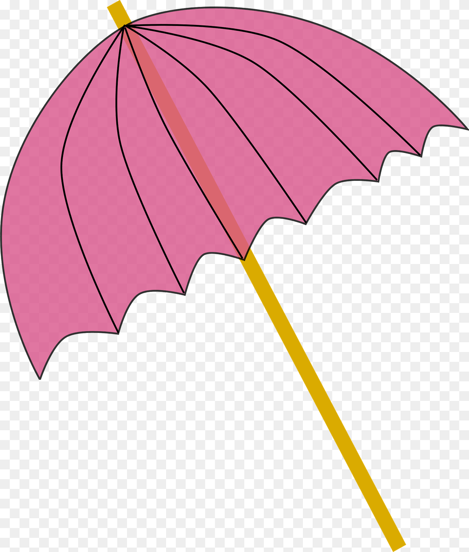 Open See Through Pink Umbrella Clipart, Canopy Free Transparent Png