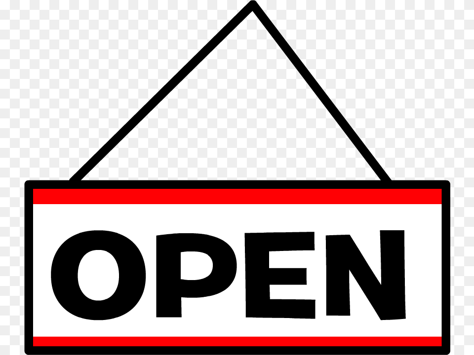 Open Sign Clip Art, Triangle, Symbol Free Transparent Png