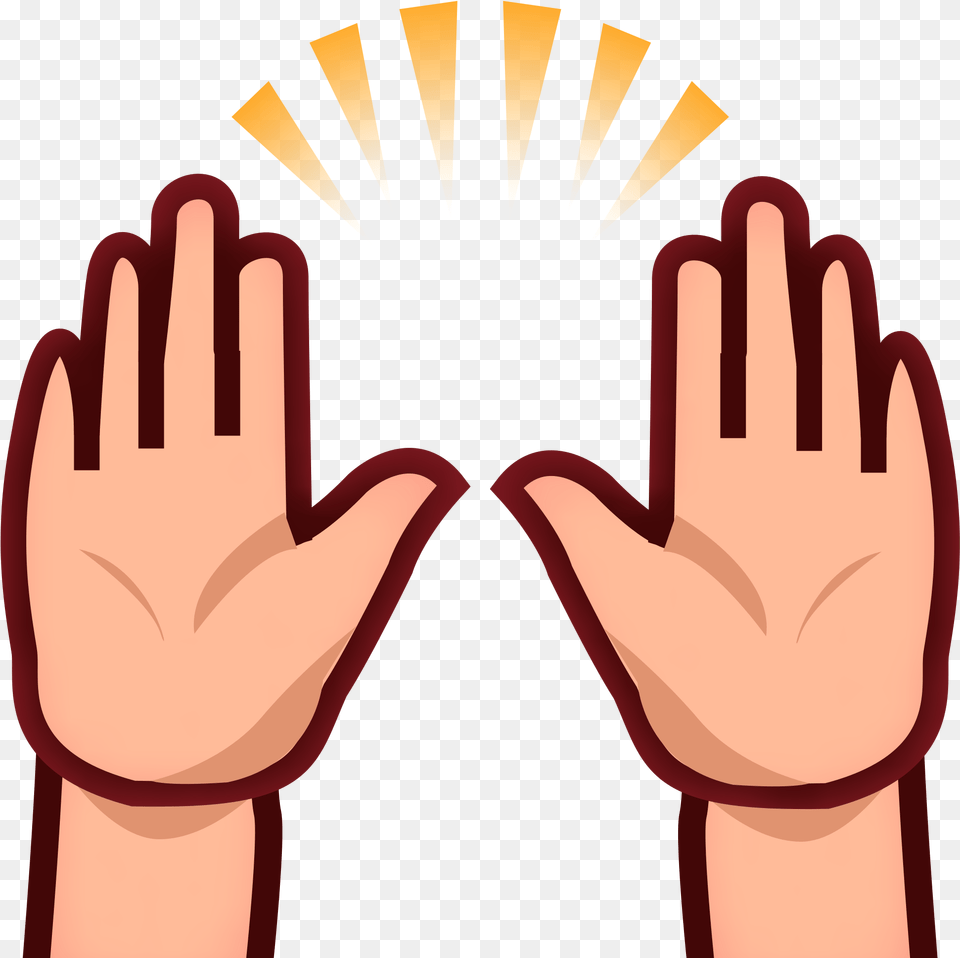 Open Simple Hand Clipart, Body Part, Finger, Person Free Png Download