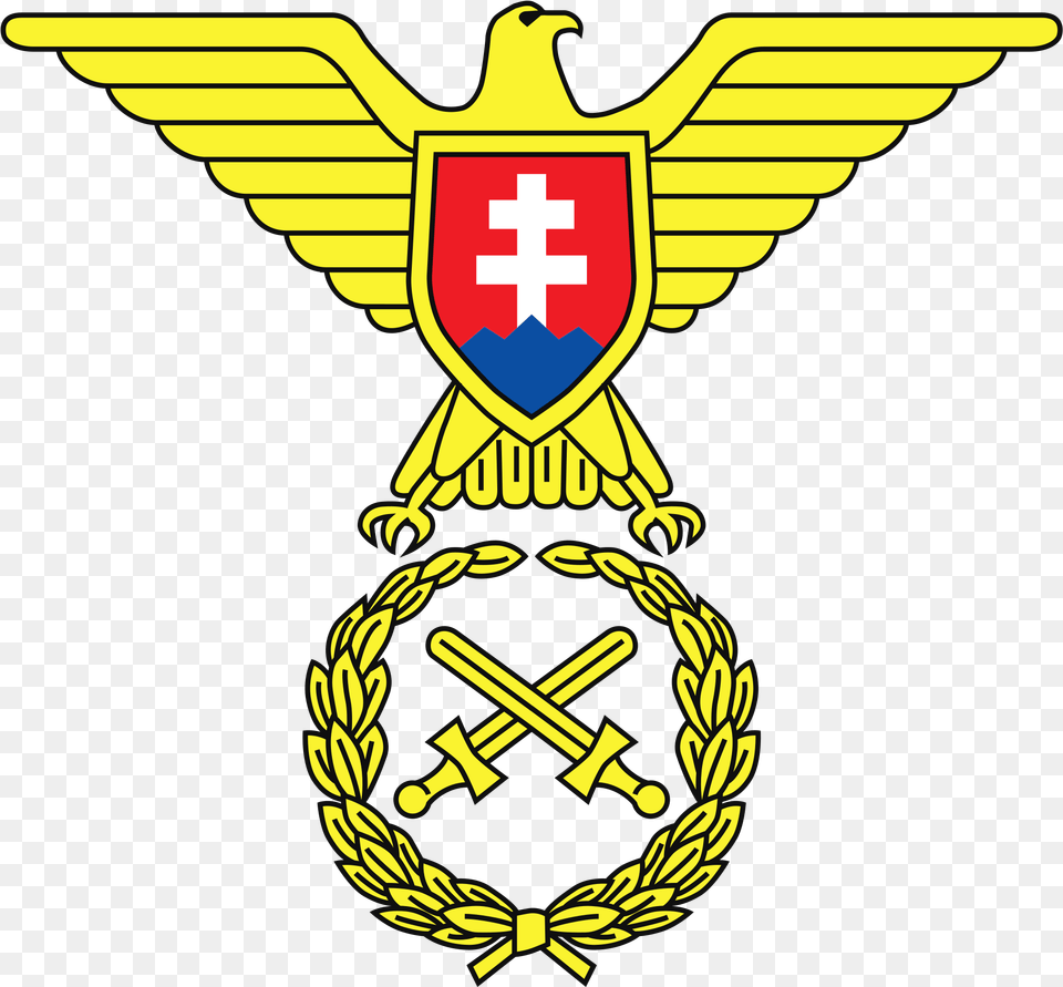 Open Slovakia Eagle Symbol, Logo, Emblem, Badge, First Aid Png Image
