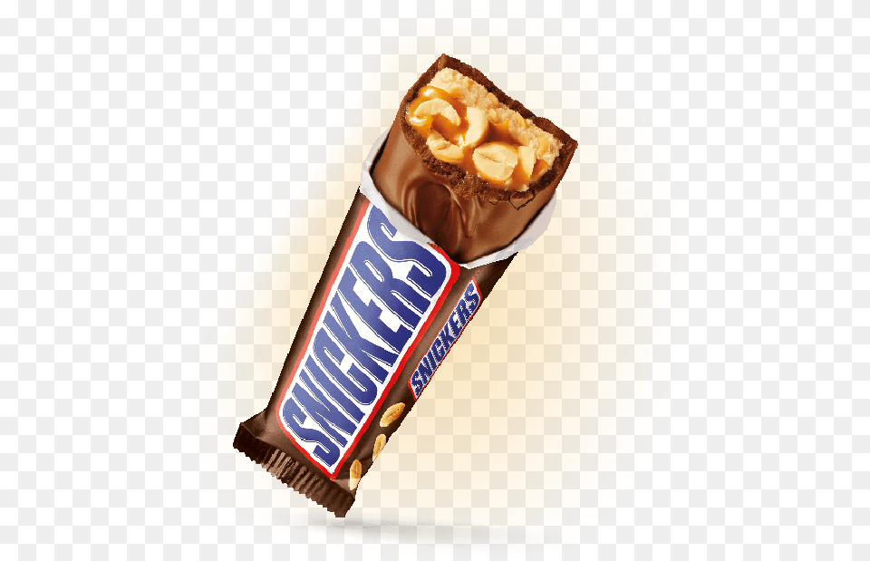 Open Snickers Snickers Chocolat, Food, Sweets, Plate, Bread Png Image