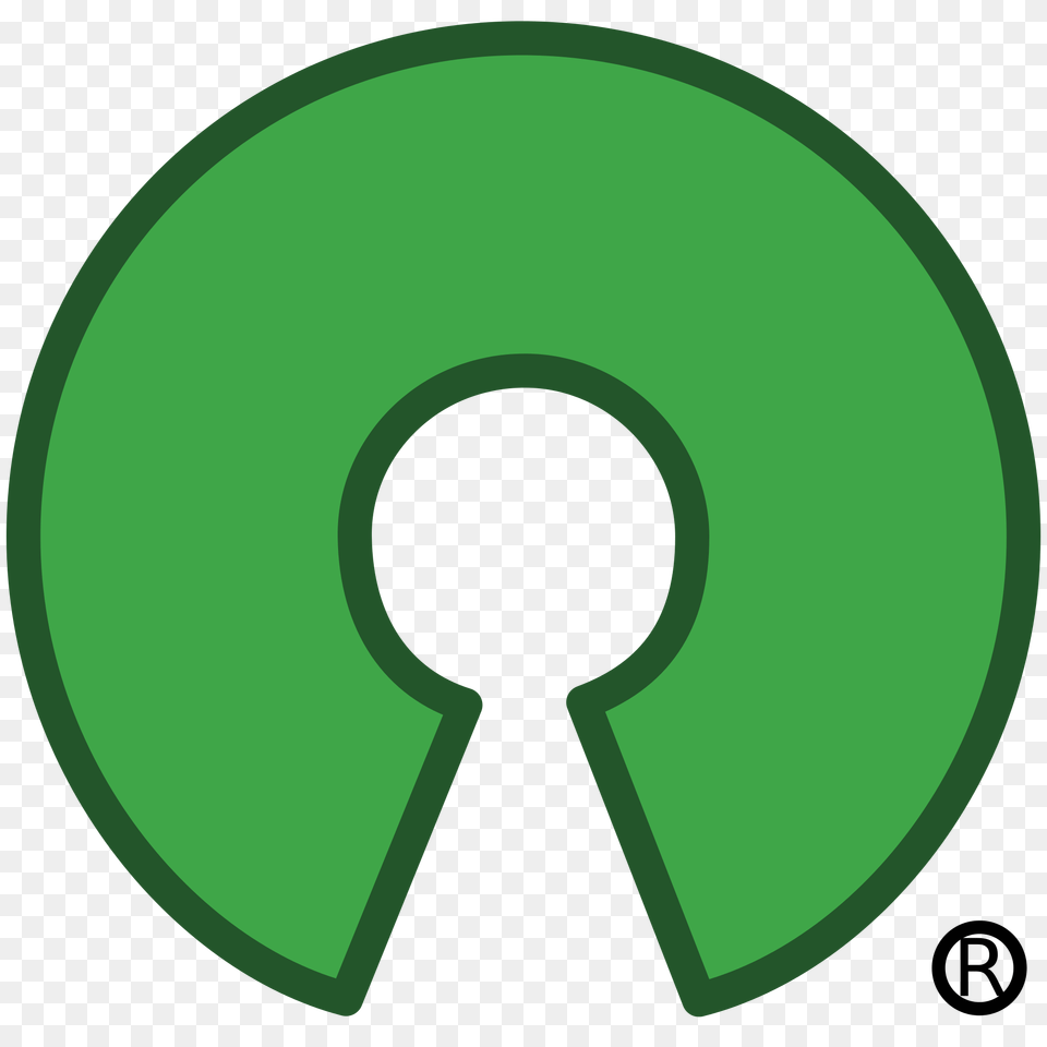 Open Source Initiative Keyhole, Green, Disk, Symbol, Text Free Png Download