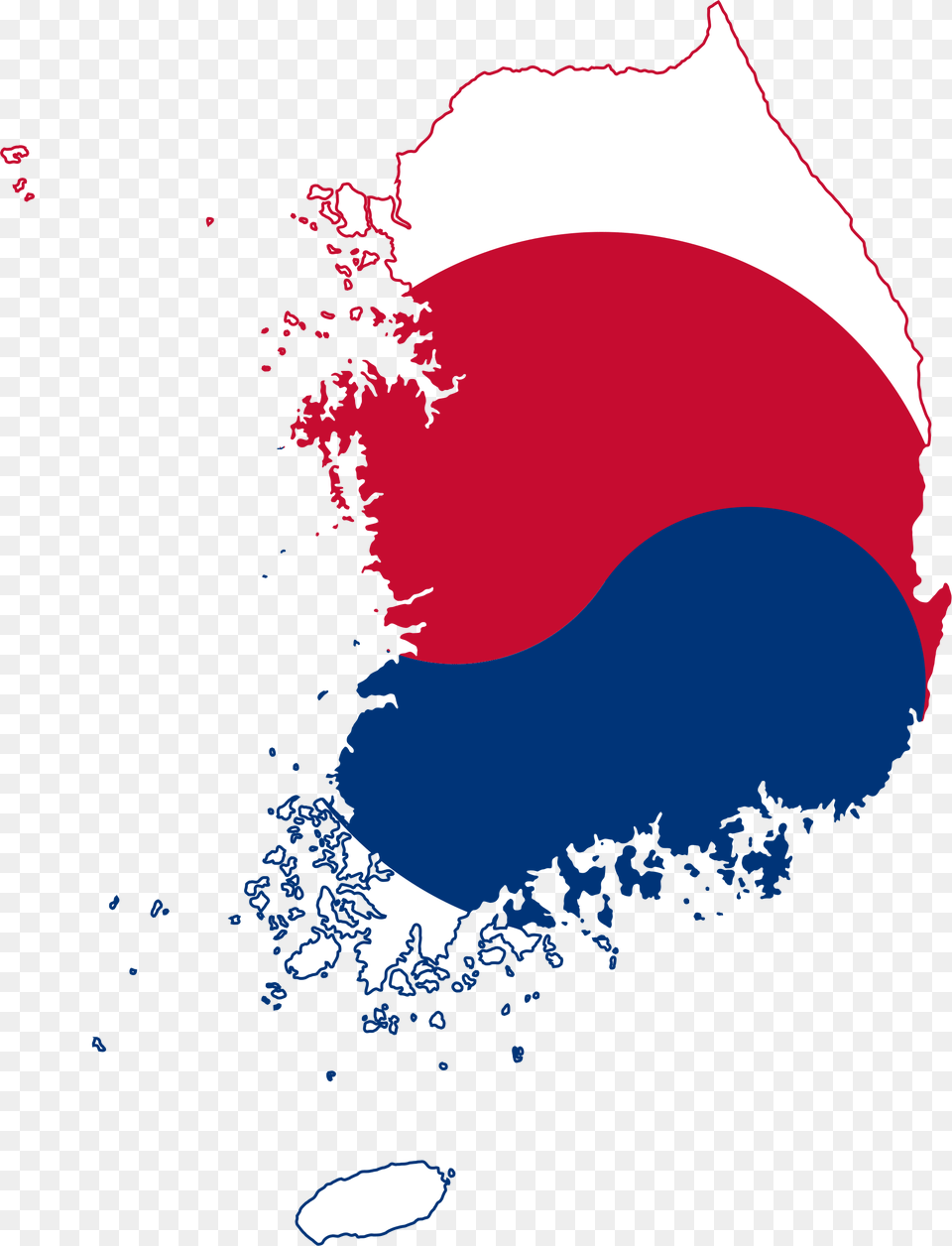 Open South Korea Flag Map, Silhouette, Person, Balloon, Logo Png Image