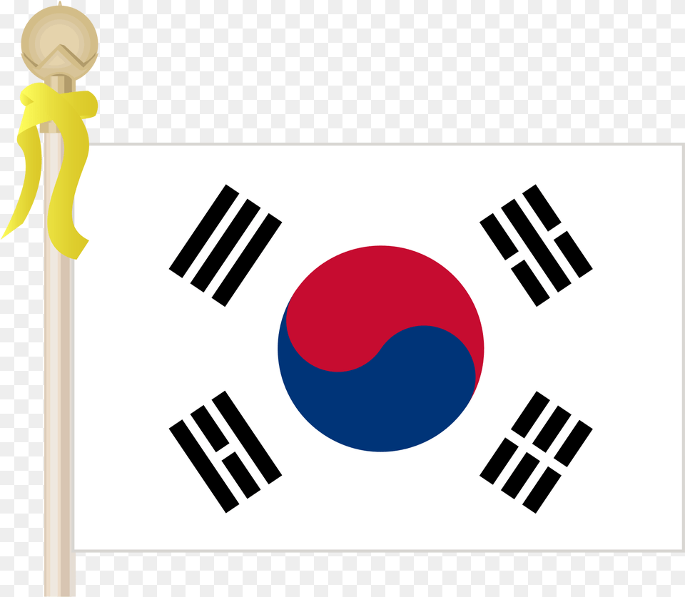 Open South Korea Flag Pastel Png Image