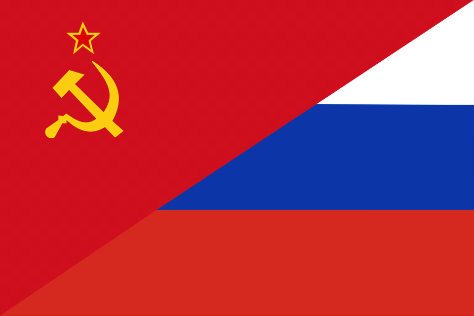 Open Soviet Union And Russia Flag Free Transparent Png