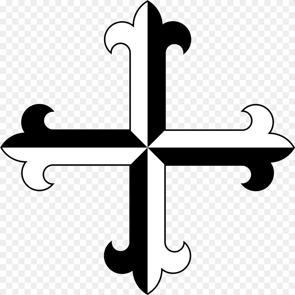 Open St Dominic De Guzman Symbols, Cross, Symbol, Stencil Png Image