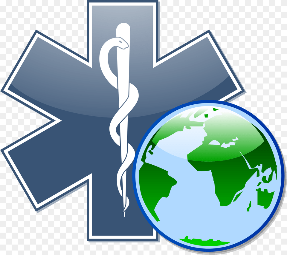 Open Star Of Life And The World, Symbol, Cross, Astronomy, Outer Space Png Image