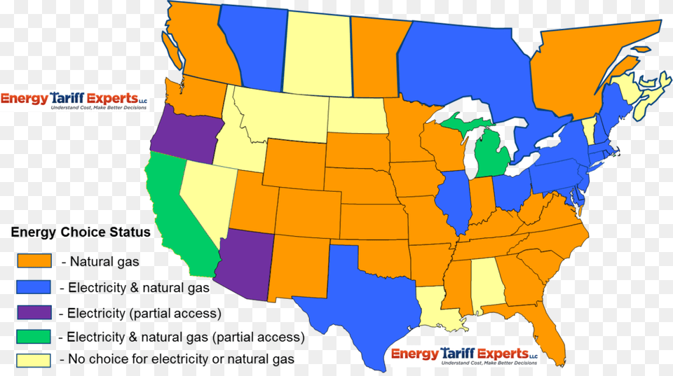 Open States Deregulated Electricity Markets Map, Chart, Plot, Atlas, Diagram Png Image