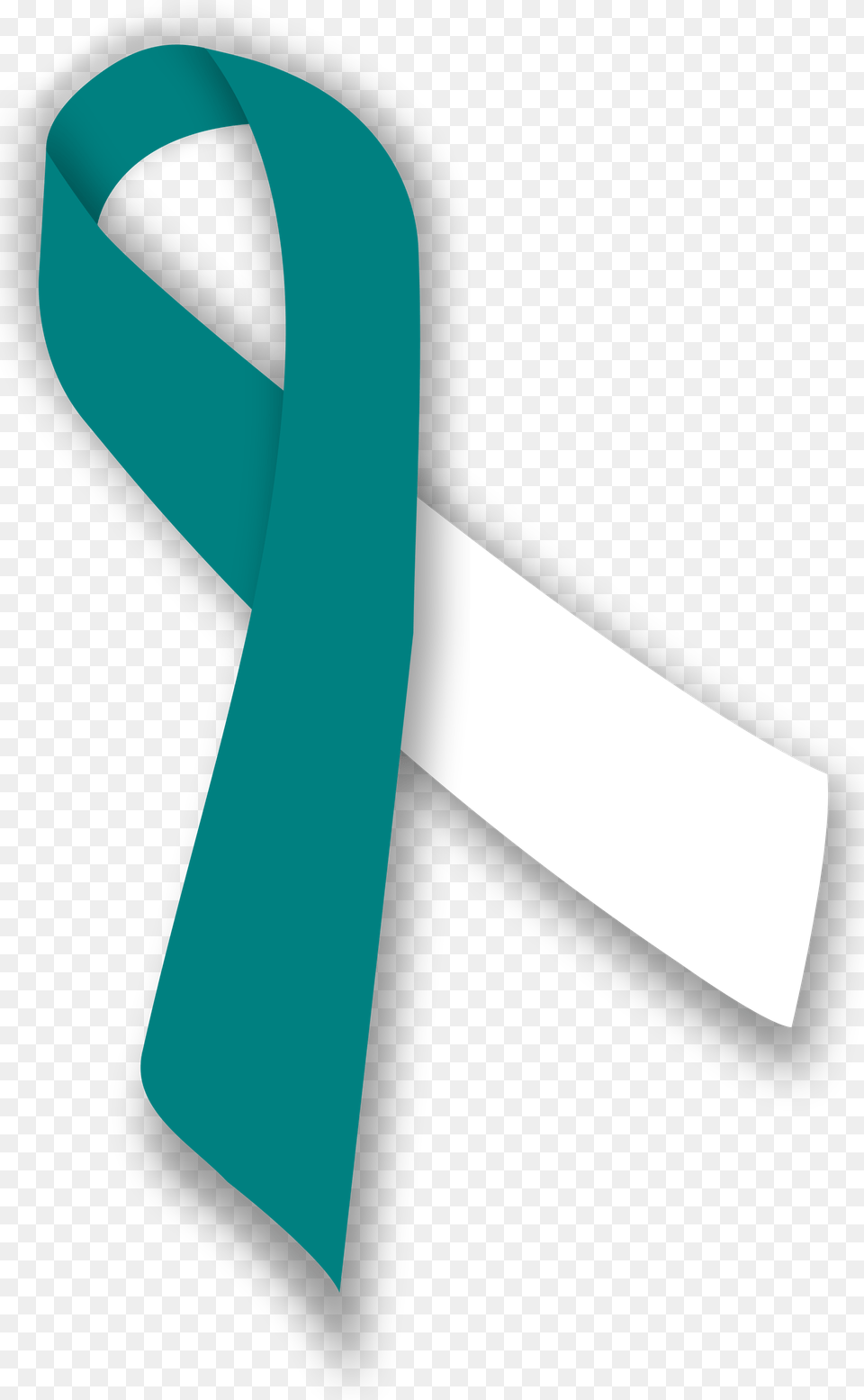 Open Teal White Cervical Cancer, Accessories, Formal Wear, Tie, Belt Png Image