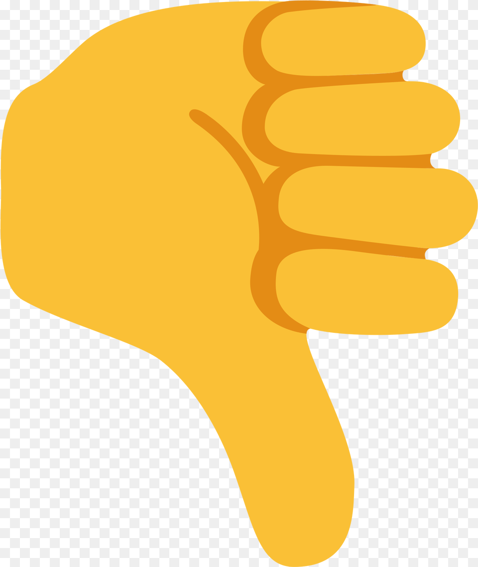 Open Thumbs Down Emoji, Clothing, Glove, Body Part, Hand Free Png