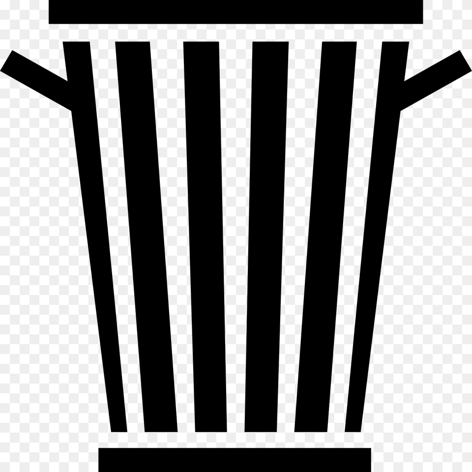 Open Trash Can Clip Art Waste And Recycle Open Trash Can, Gray Png