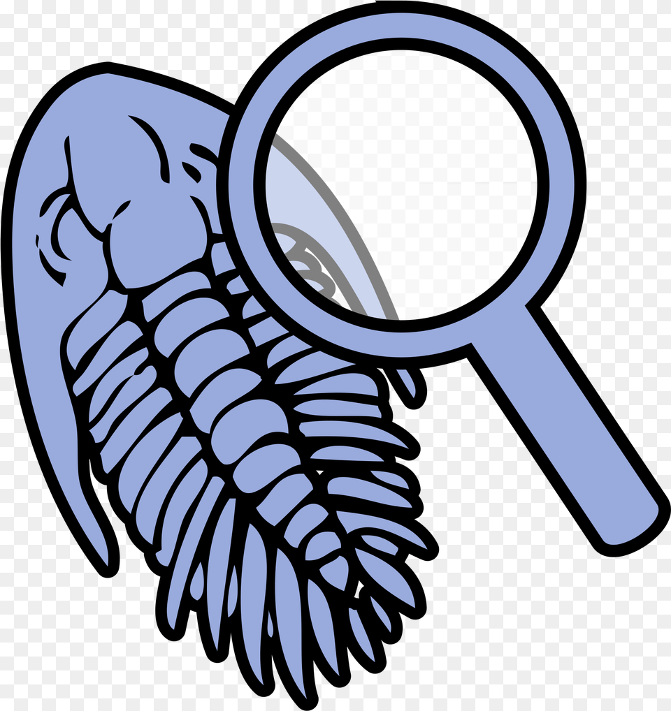 Open Trilobite Icon, Magnifying Free Png