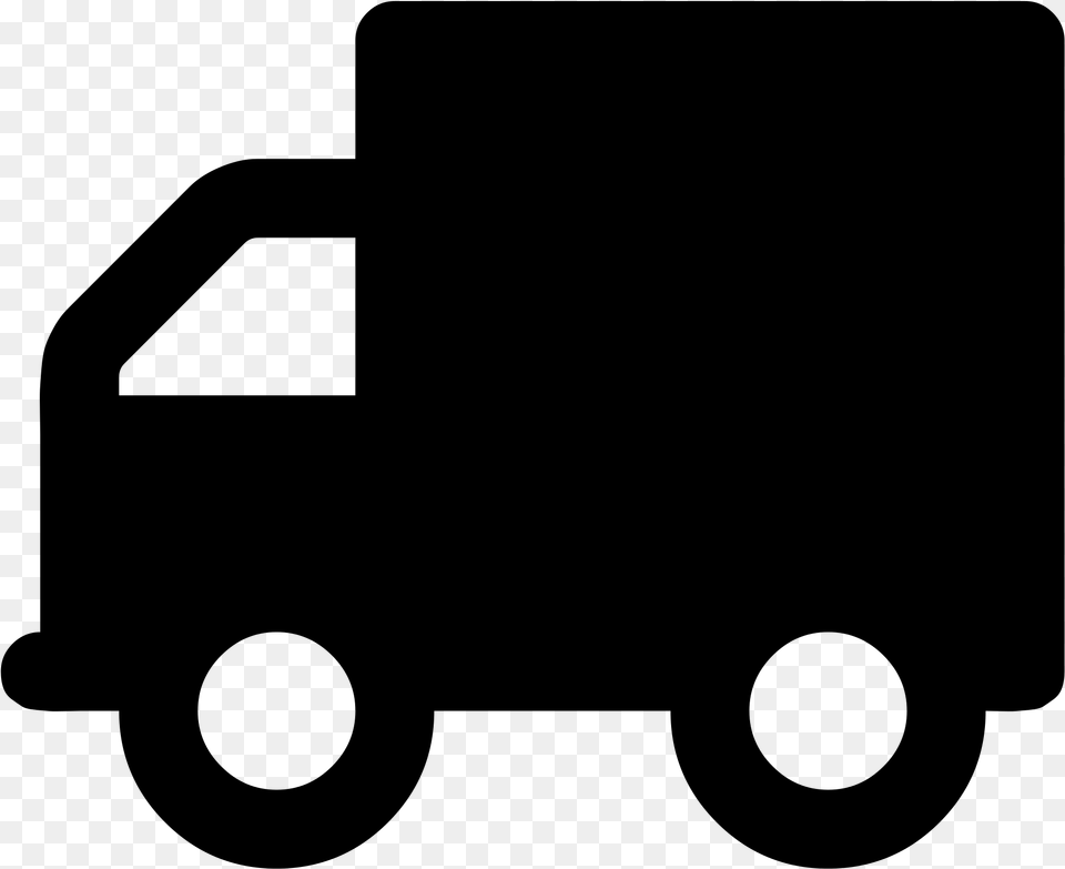 Open Truck Icon Font Awesome, Gray Png Image