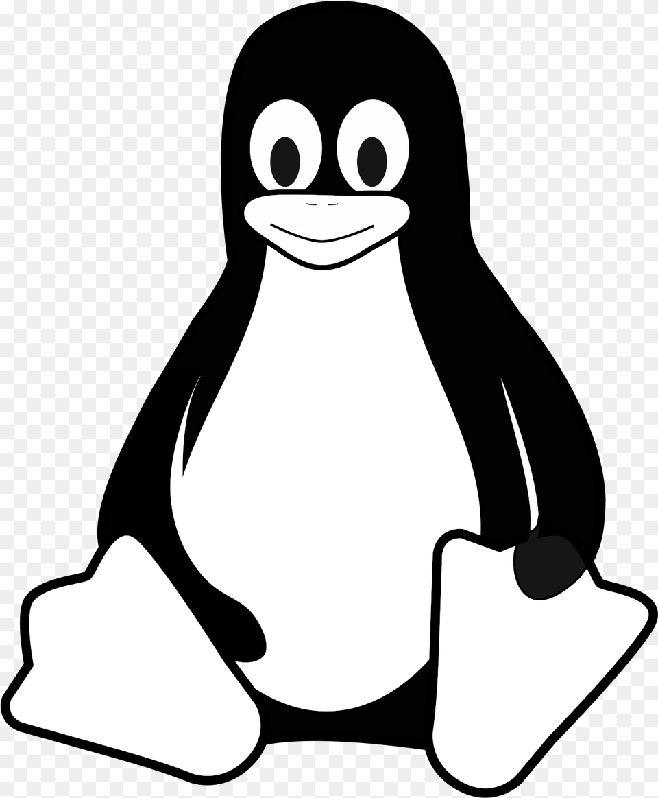 Open Tux Linux Svg, Stencil, Animal, Fish, Sea Life Free Png