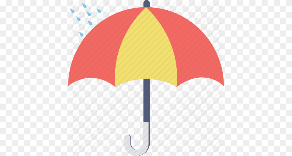 Open Umbrella Parasol Protection Rain Protection Umbrella Icon, Canopy Png