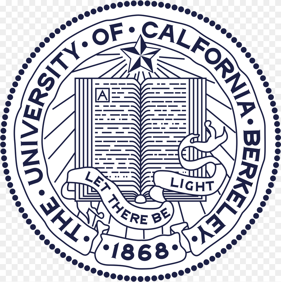 Open University Of California Berkeley Seal, Logo, Symbol, Badge, Text Png Image