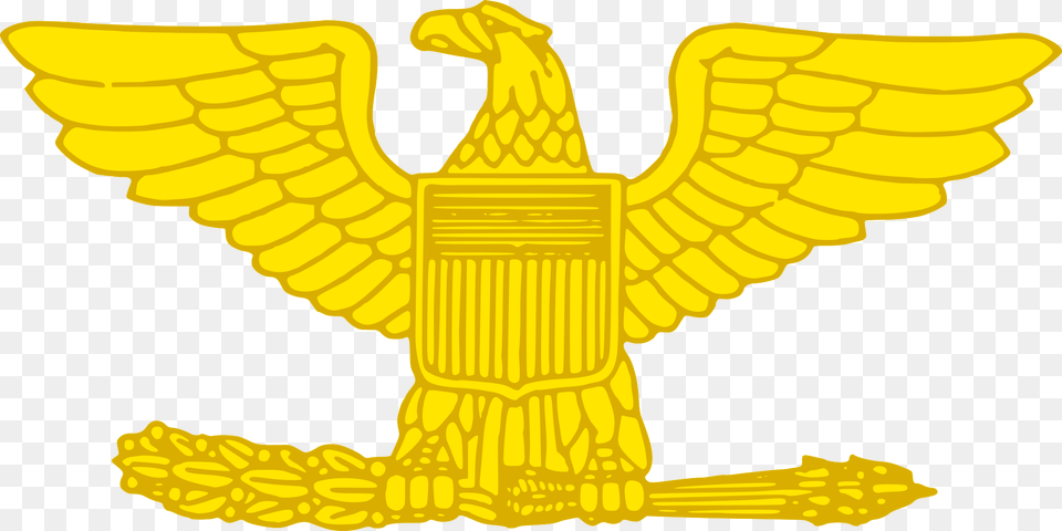 Open Us Colonel Rank Insignia, Emblem, Symbol, Logo, Animal Png