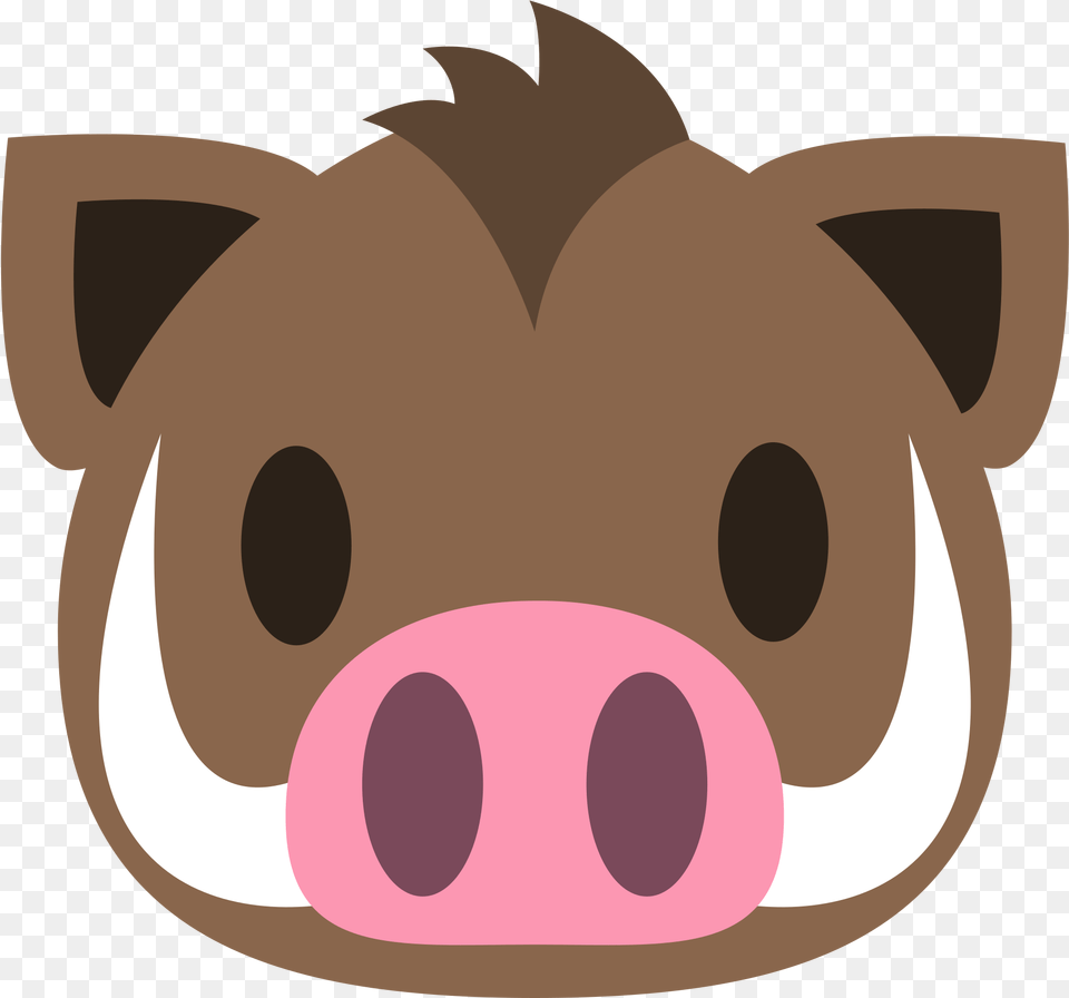 Open Wildschwein Emoji, Snout, Animal, Mammal, Pig Png Image