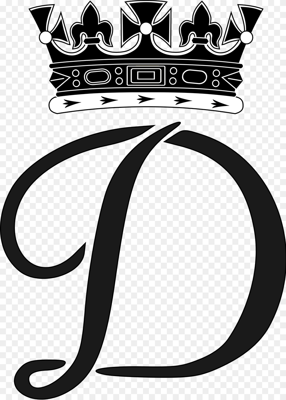 Open William And Kate Joint Monogram, Accessories, Jewelry, Crown Free Png Download