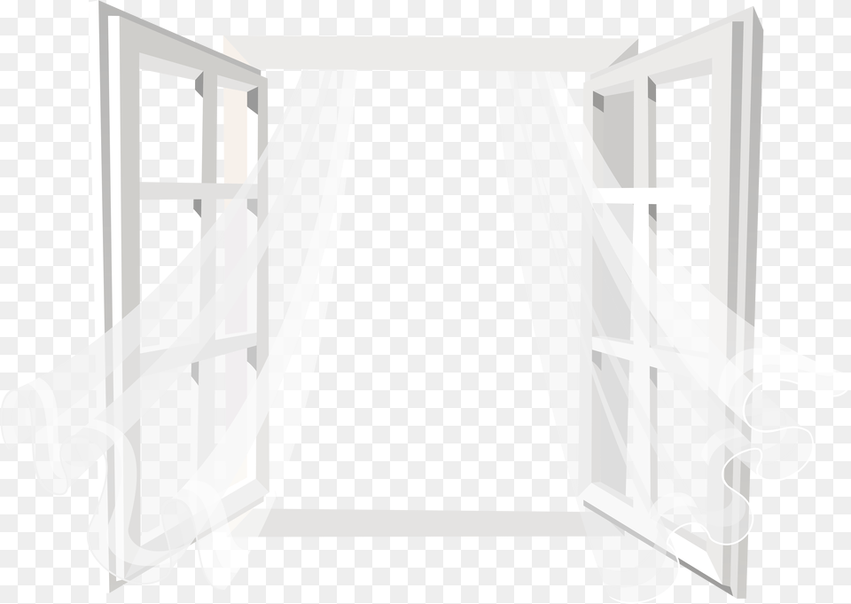 Open Window With Curtain Clip Art Transparent Open Window, Door, Architecture, Building, Housing Png