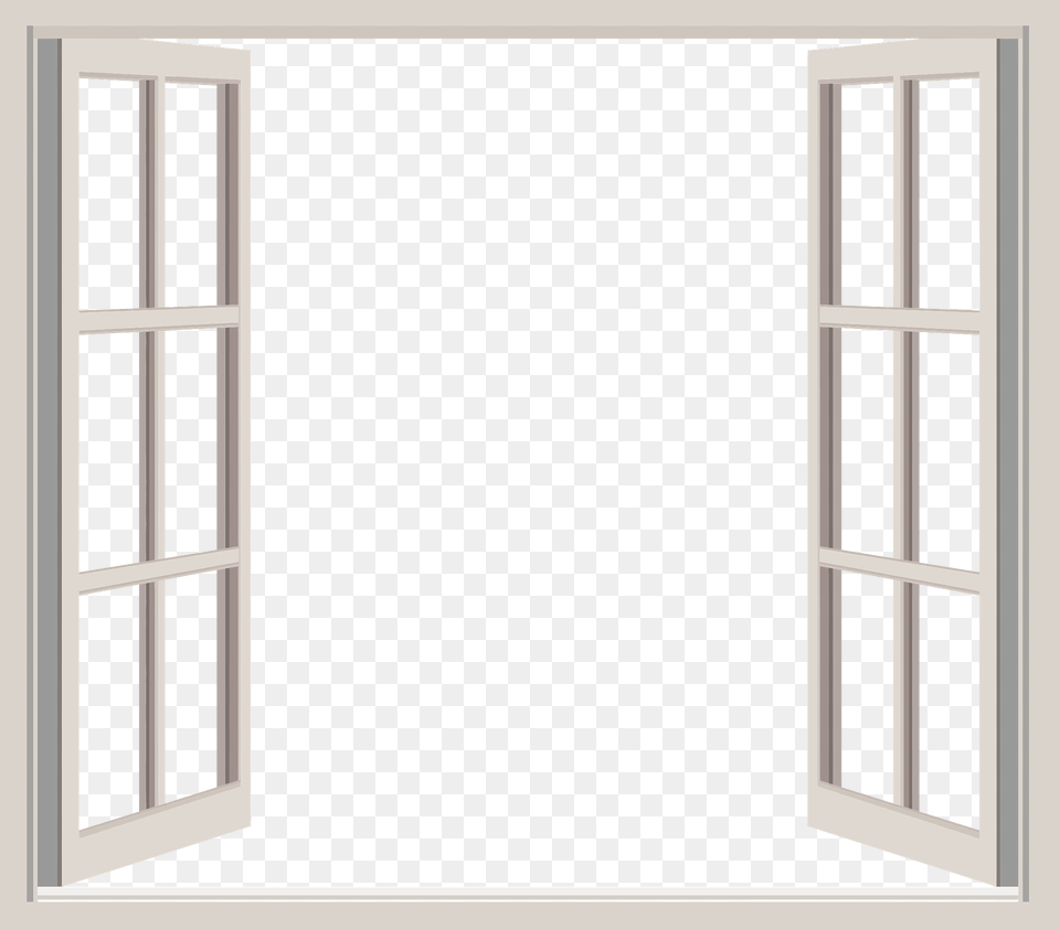 Open Windows Clipart, Door, Architecture, Building, Housing Png Image