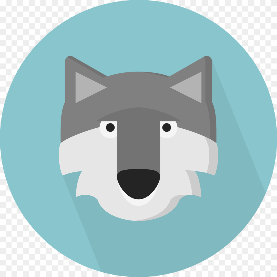 Open Wolf Icon Use, Animal, Mammal, Disk Free Png