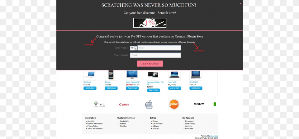 Opencart Coupon Code Opencart, File, Webpage Free Png Download