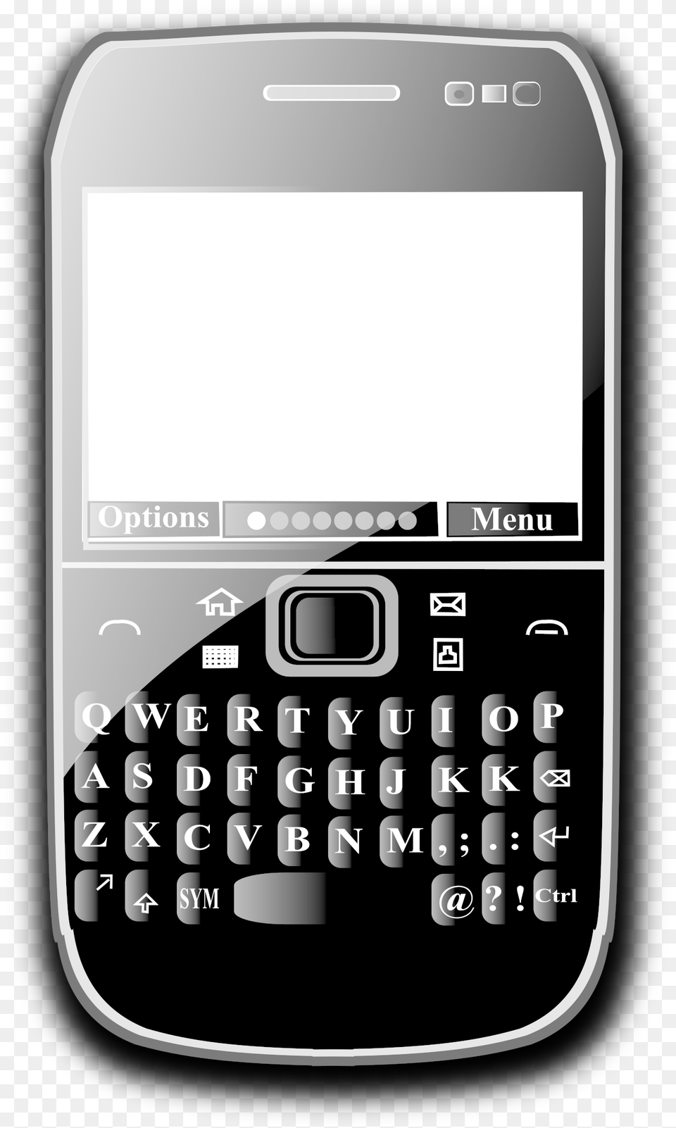 Openclipart On Mobile Phone Clip Arts Blackberry, Electronics, Mobile Phone, Texting Free Png