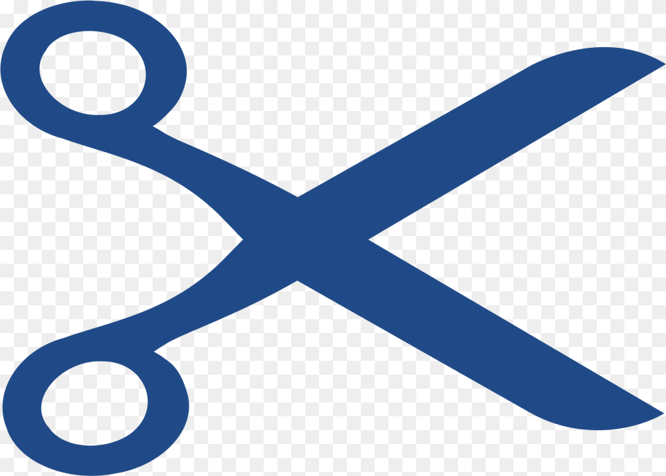 Openclipart Scissors Logo In Blue Blue Scissors Clip Art Png Image