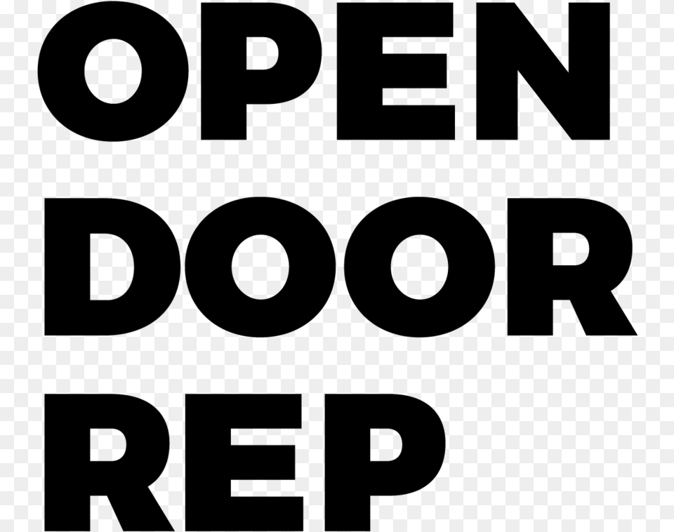 Opendoor Templogo Transparent Black, Gray Free Png Download