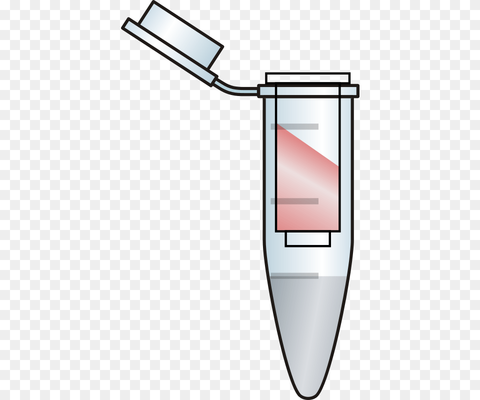 Opened Eppendorf Tube With Filter Red Eppendorf Clipart, Lighting, Cutlery, Cross, Symbol Png Image