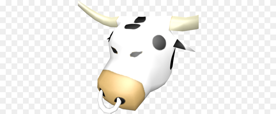 Opened Gift Of The Cow Bell Head Roblox Dairy Cow, Animal, Cattle, Livestock, Mammal Free Png Download