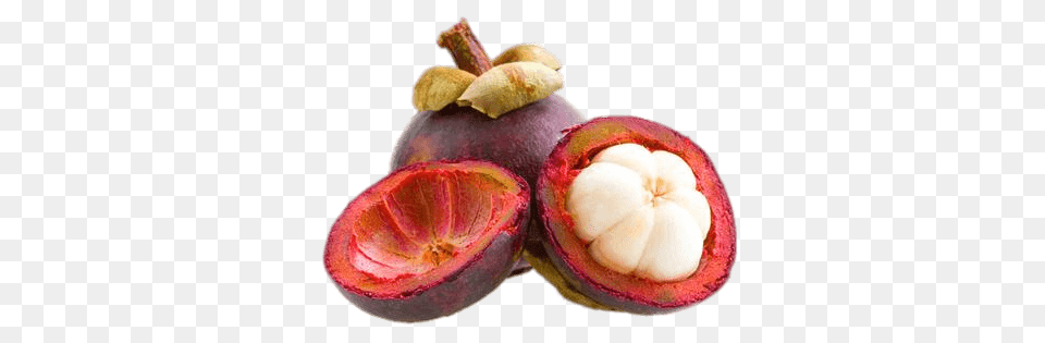 Opened Mangosteen, Food, Fruit, Plant, Produce Free Png Download