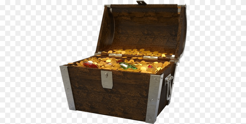 Opened Treasure Chest Image Transparent Treasure Chest Open, Box Free Png Download